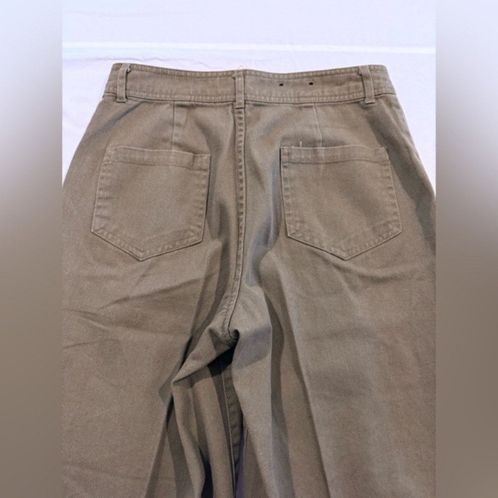 Who What Wear Olive Wide Leg Utility Pants | Size 27/4 | NWT - Picture 14 of 15